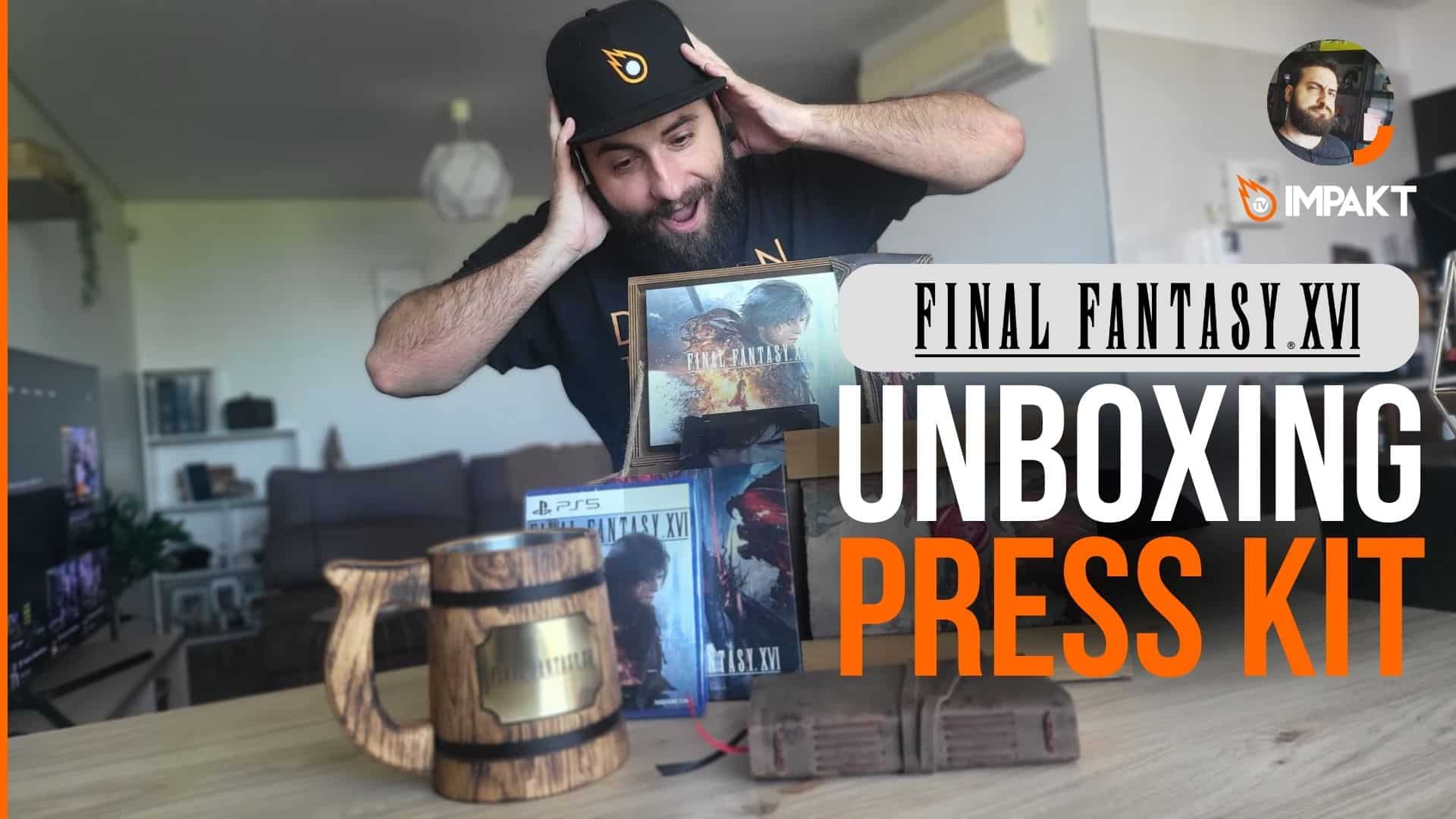 Unboxing do Press Kit de Final Fantasy XVI