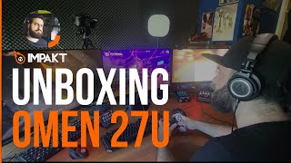 Unboxing ao Omen 27U